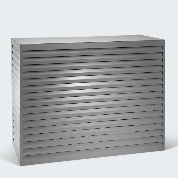 Evolar luftkonditionerings- och värmepumpshus Ljus antracit aluminium XL, 1300x1700x750 MM