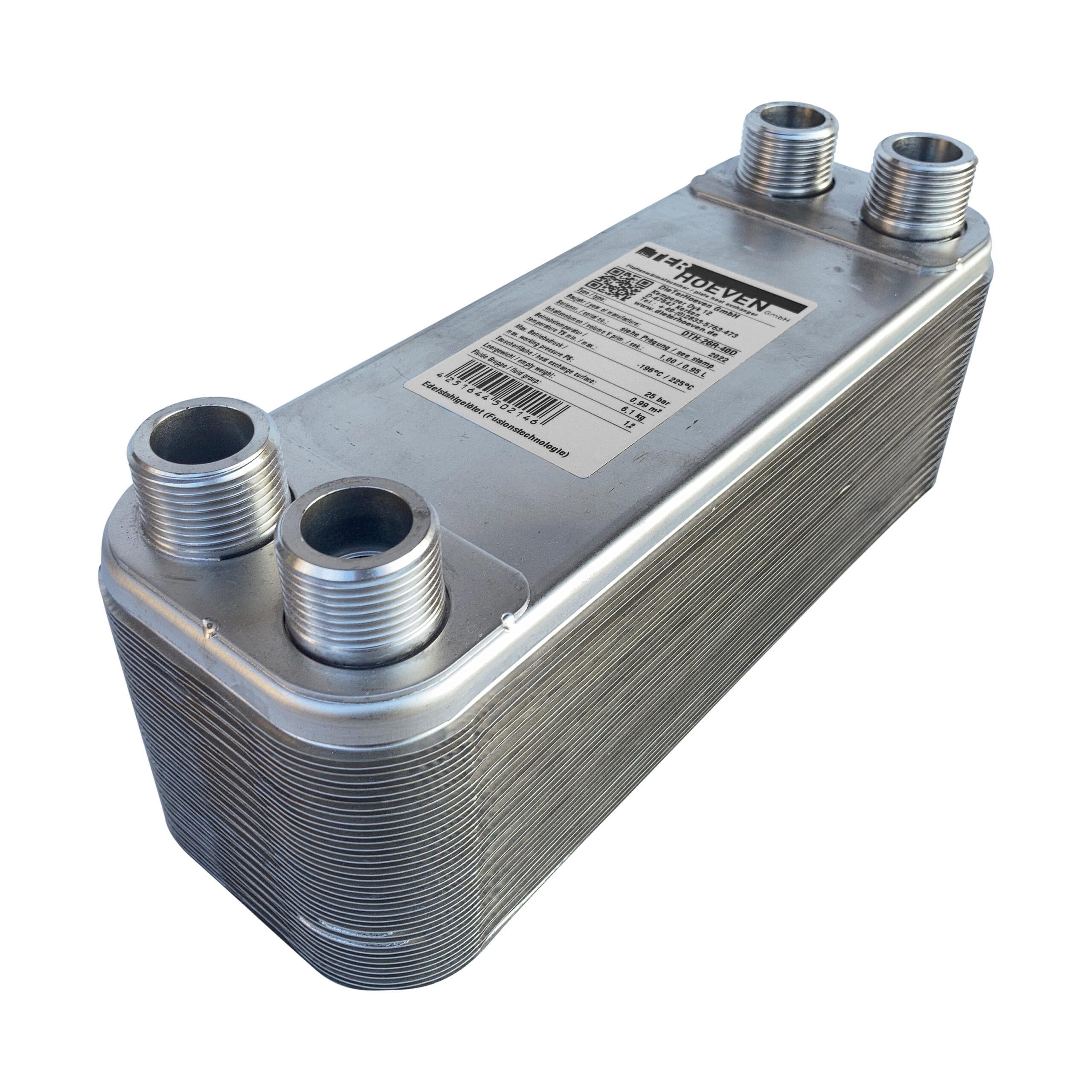 Platenwarmtewisselaar DTH-26R-40D