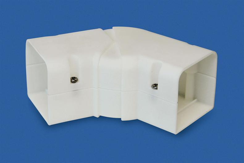 Airco-Duct Gomito regolabile 70 mm Bianco