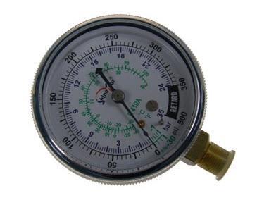 Manometer, Druckmesser, Rundes Instrument, Messskala, Schraubanschluss