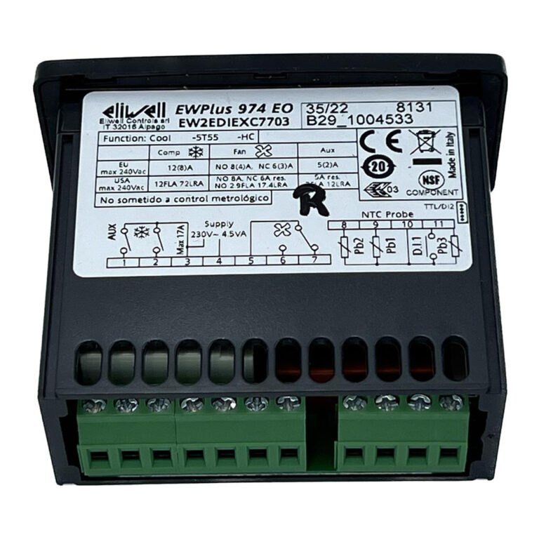 Kühlstellenregler ELIWELL EW2EDIEXC7703 MICRO EWPLUS 974 EO