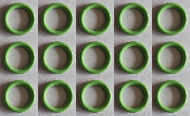 Zestaw o-ringów 10,77 x 2,62 mm (15 szt.) z gumy HNBR, do samochodowych układów klimatyzacji R12 i R134a