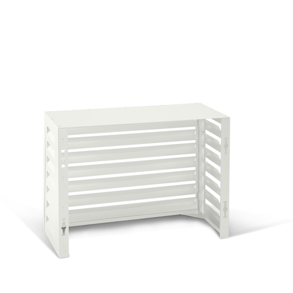 Evolar air conditioning & heat pump housing white aluminium XS, 600x900x400 MM