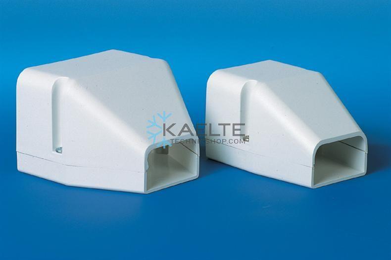 Pieza final de conducto Airco-Duct 70 mm - Blanco