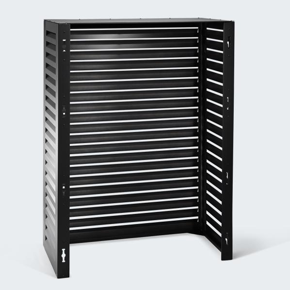Evolar air conditioning & heat pump housing black aluminium tower, 1600x1200x650 MM