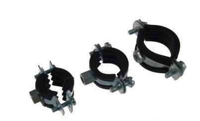 Collier de serrage en acier 72-78 mm - 2,5", filetage M8
