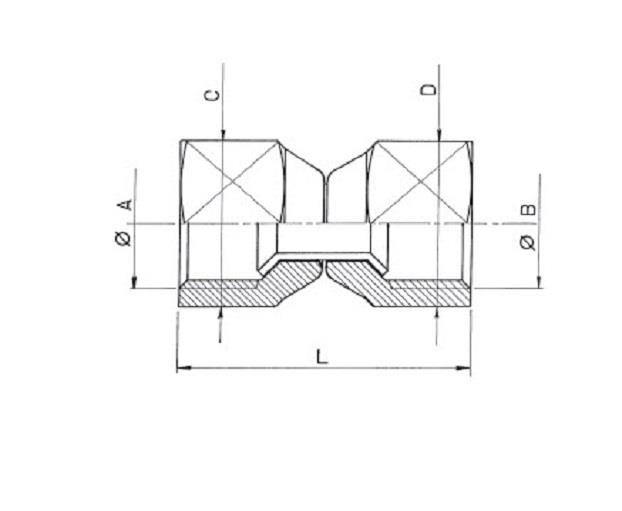 Tuerca doble unión 5/8" SAE WIGAM US4-10 ? Precio unitario (PU=25 uds.)