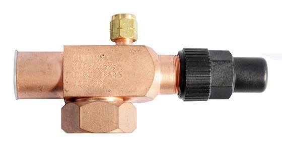 Válvula Rotalock, 1 conexión: 1.1/4" - 22 mm ODS, Frigomec