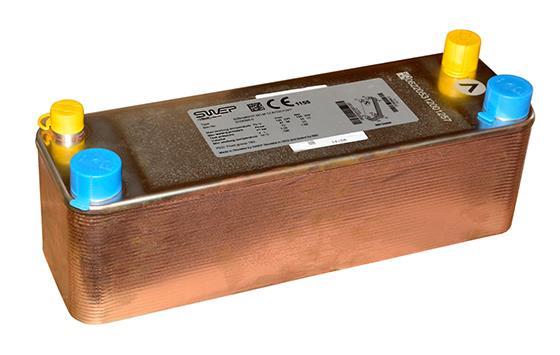 Plate heat exchanger SWEP, B26Hx60/1P-SC-M 12.8+22U+2x1"