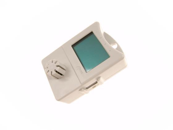 Temperatuur- en vochtigheidslogger met interne sensoren en display