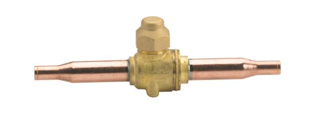 Danfoss 009L7032 GBC12S Kulavstängningsventil 12mm lödd utan Schrader 45bar