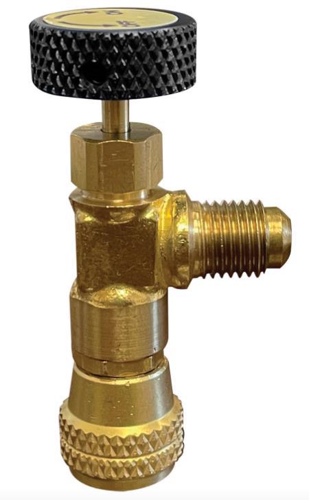 Mastercool Schrader zawór otwierający / ręczny zawór odcinający 5/16" FFL x 1/4" MFL
