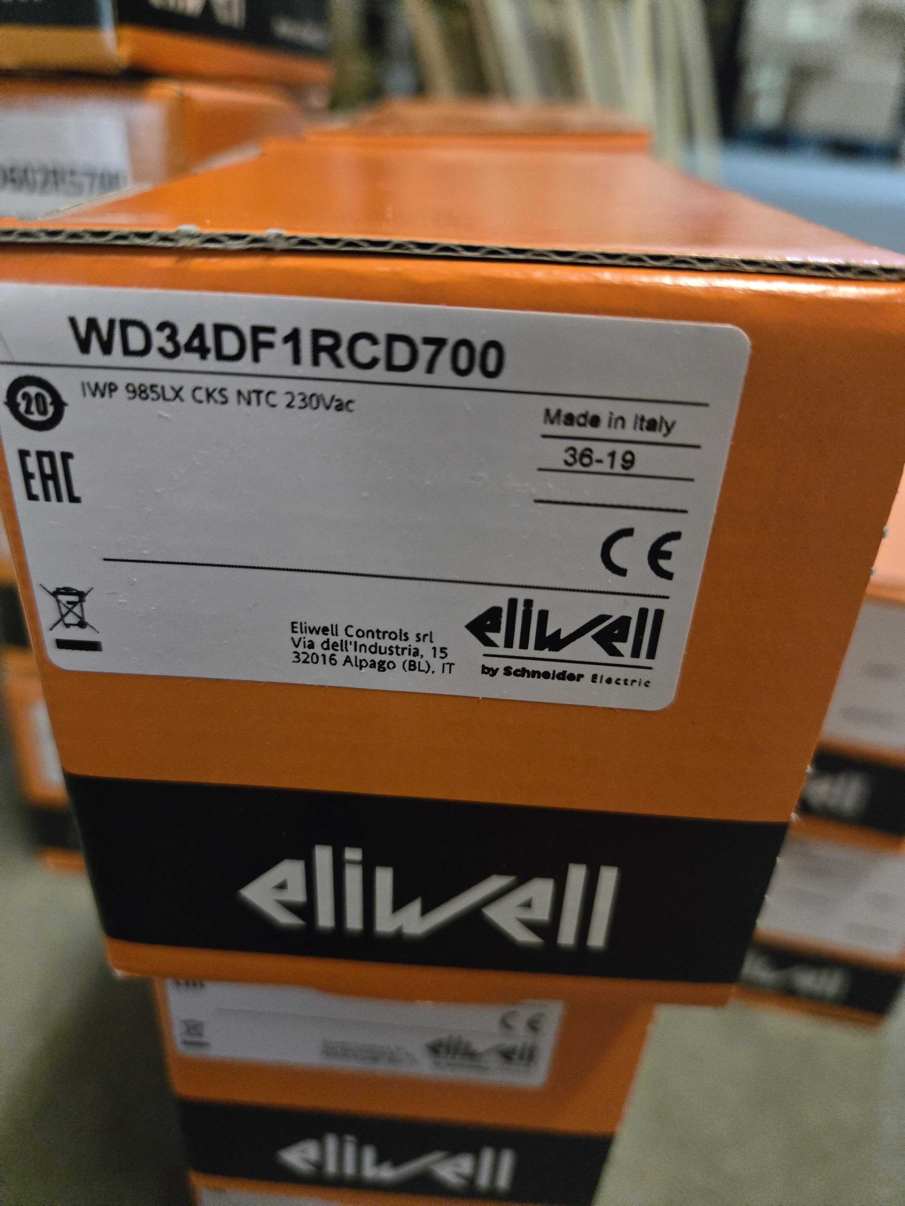Controlador de refrigeración Eliwell IWP 985 LX, WD34DF1RCD700, 3x NTC (PTC) , 230V
