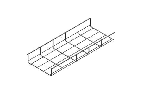 Trayco MTL60-100-3EG Lightweight mesh cable tray - galvanised-L=3M,H=60MM,W=100MM