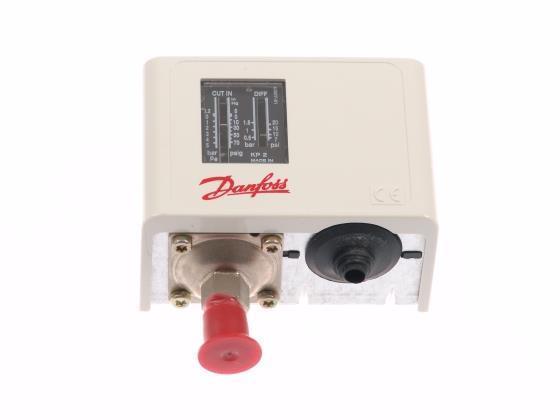 Pressostato Danfoss a bassa pressione, KP2, reset automatico, attacco 6 mm ODF