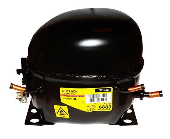 Compresor SECOP / Danfoss NLE8.8CN, LBP/MBP, R290, 220-240V, 50Hz
