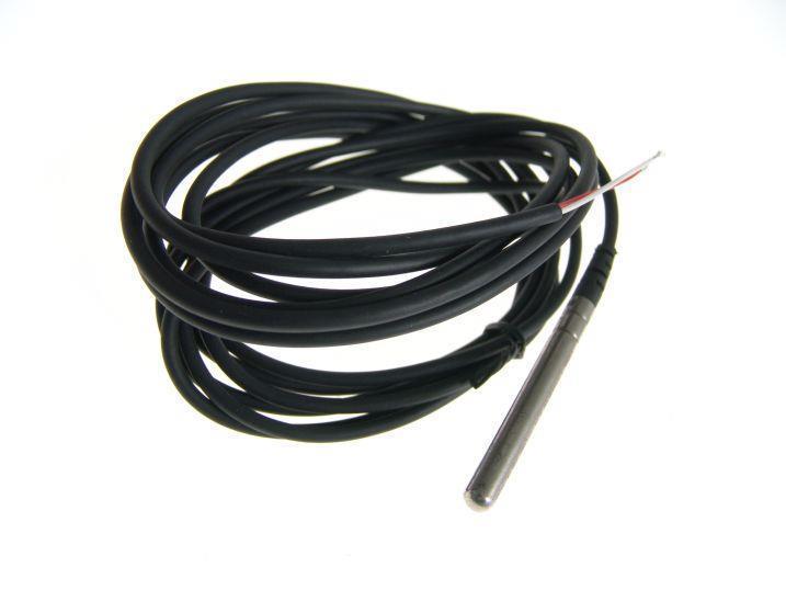 Sensor NTC CAREL NTC060WP00, L = 6 m, silicone, stainless steel cover 6x50 mm, IP68, -50/212°C