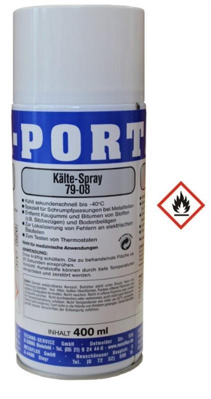 Metaflux / Porta ice spray 79-08 Lata spray hielo/frío 400ml