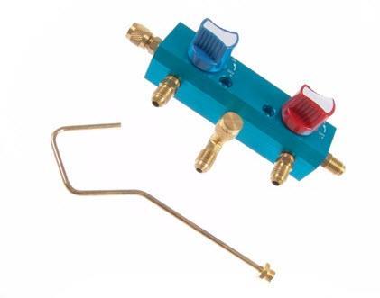 Fitting aid housing (ball valve), without pressure gauge