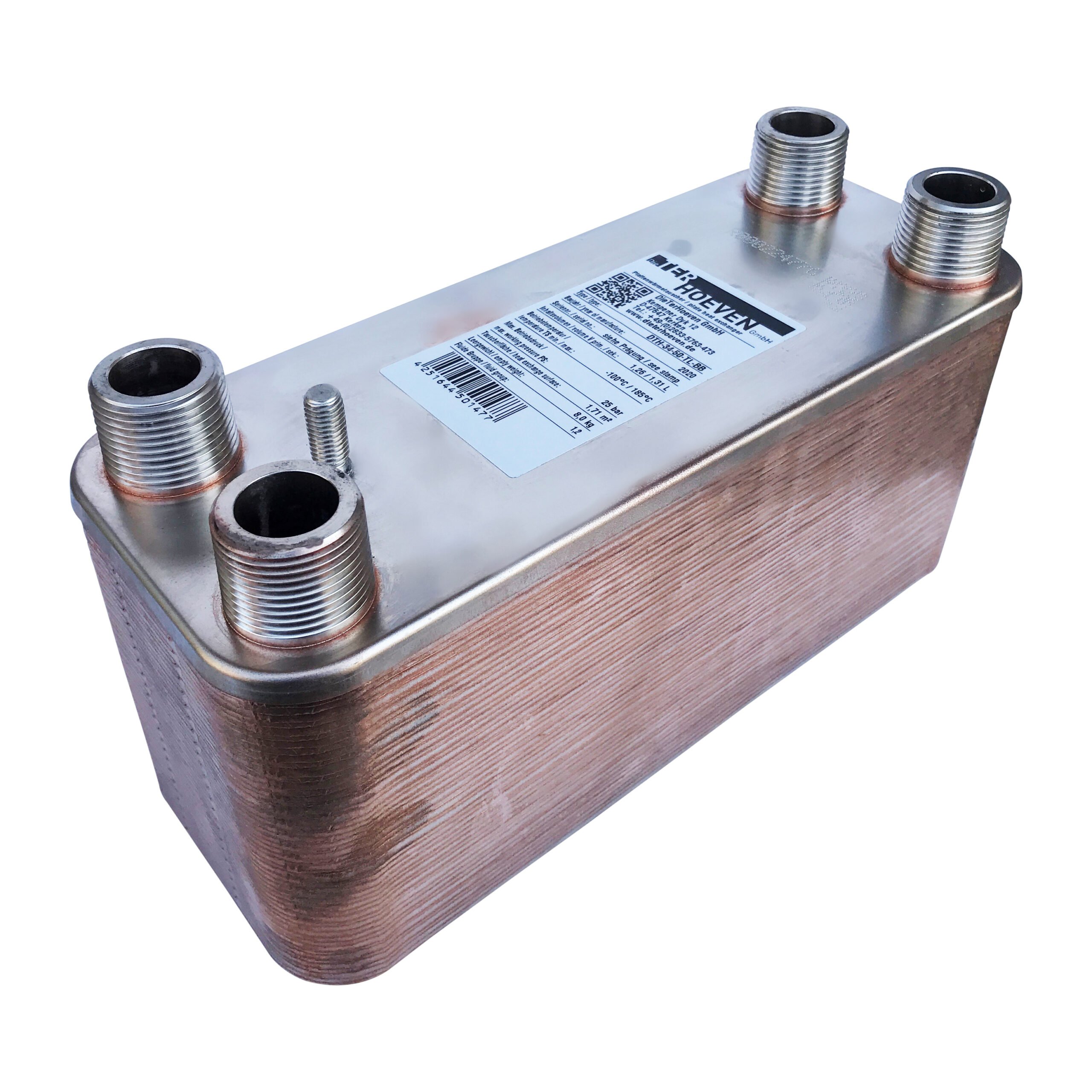 Platenwarmtewisselaar DTH-34-50-TL-BB