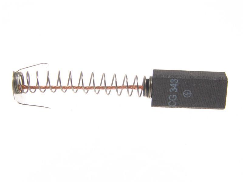 Motor brushes with spring and sliding guide, single B&D 7 x 12 x 25 mm, grinder