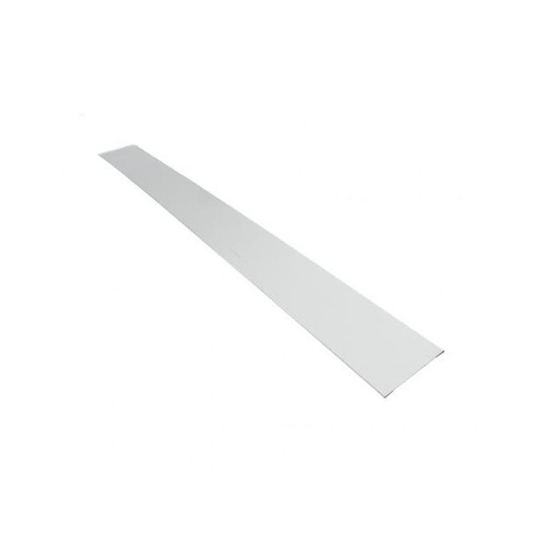 Białe taśmy metalowe - proste 150 mm, L = 2,0 m