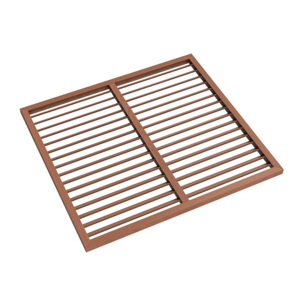 Panel trasero Evolar WPC Teca Tropical L, 1100x1200 MM