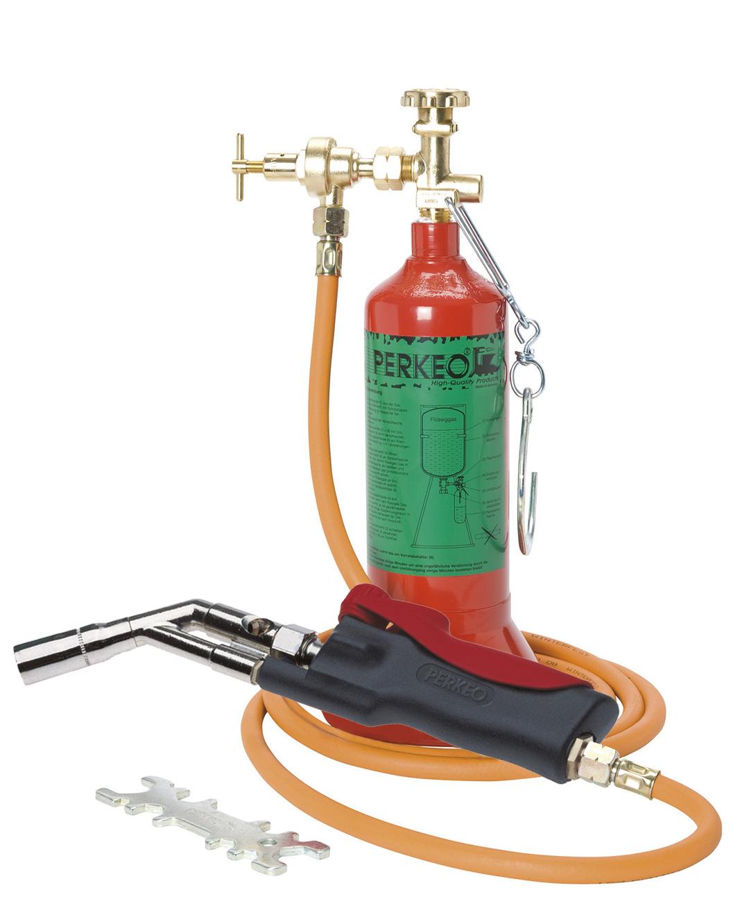 PERKEO Sistema di saldatura per tubi Propane-PIEZO HM in set completo