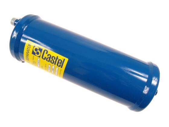 Separatore d'olio Castel 5540/5, connessioni a saldare 5/8" (16 mm) ODS e 3/4" ODM