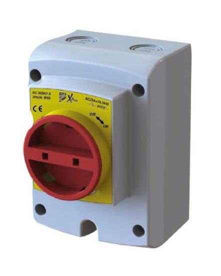 Repair switch for air conditioning systems 4-pole - 20A - 105x113x150 mm