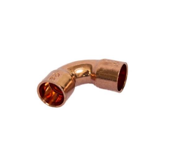 Koperen bocht 45° K65 1 3/8", 35mm