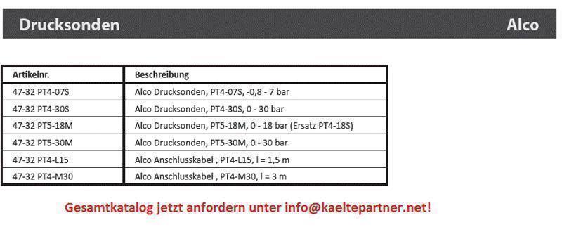 Aansluitkabel ALCO, PT4-M30, l = 3 m