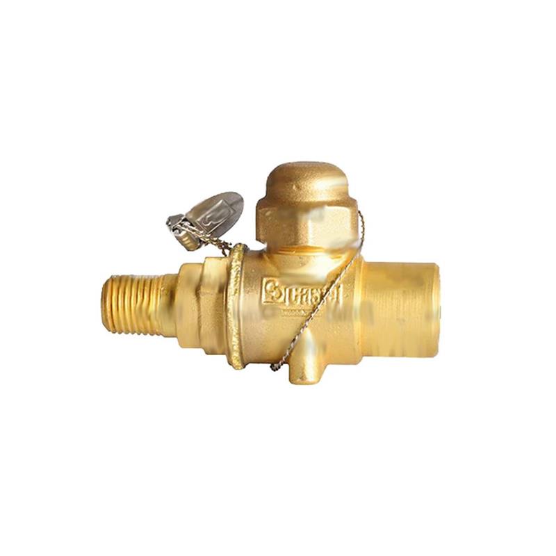 Vanne d'arrêt à bille Castel 3064/22, raccord 1/4" NPT, kv = 2,5 m3/h