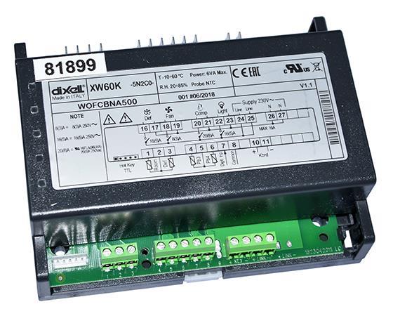 Regolatore elettronico Dixell / Copeland XW 60 K - 5N2C0 - Montaggio su guida DIN