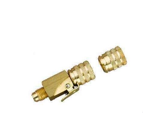 Refco quick coupling V35010-410 4676625 straight with 2 nuts, connection 1x1/4 "SAE; 1x1/2"-20UNF