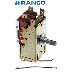 THERMOSTAT for container Ranco K50-P1135, 2 contacts 6A 250V, capillary tube 2500 mm, cold +1.5°C, warm +11.0°C, crescent-shaped axle 6x4.6 mm