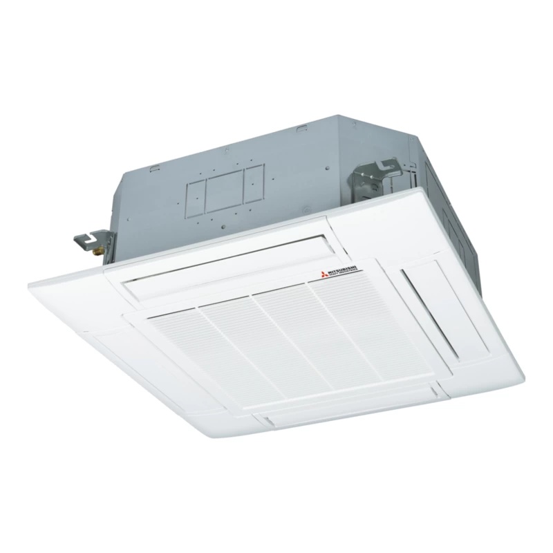 deckeinbau-deckenluefter, kassette, deckenklimaanlage, lufthaube, lackiertes-weiß