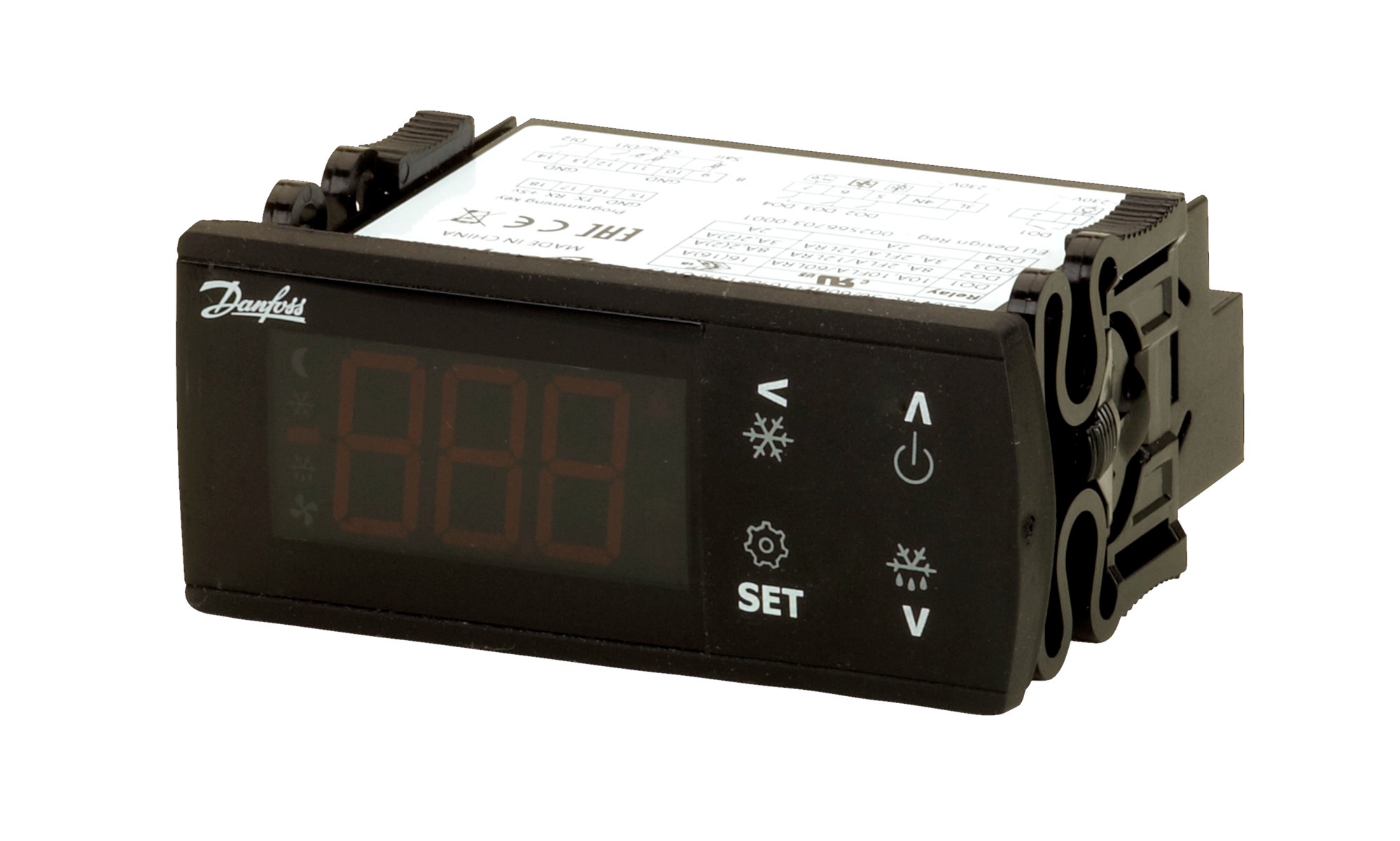 Danfoss ERC211 080G3454 Régulateur de réfrigération sans sonde A3L homologation R290 /R600a refroidir/chauffer 230V