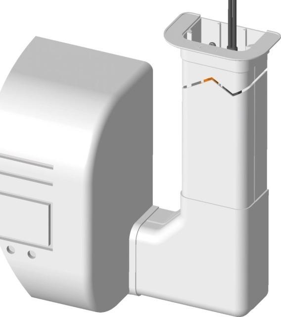 Siccom FLOWATCH Design duct pump 80x55x800mm 20,2dB(A)