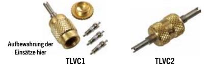Schrader valve changer / valve core remover 1/4 "SAE TLVC CPS