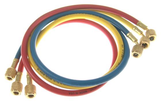 Zestaw węży napełniających MASTERCOOL 3 x 0,9 m, 1/4" SAE, 40336
