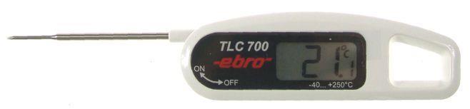 Termómetro orientable EBRO TLC 700, rango de temperatura -40 / +250°C, +/- 0,5°C