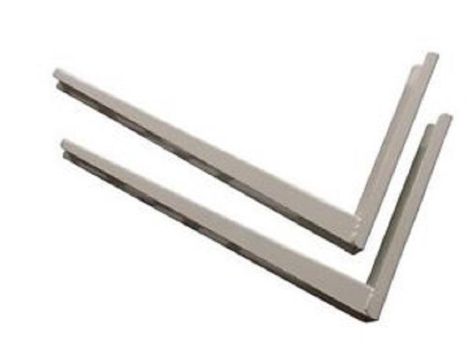 Wall bracket L = 520 mm, H = 420 mm, load capacity 140 kg, white