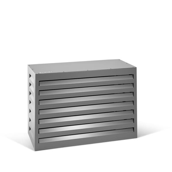 Evolar luftkonditionerings- och värmepumpshus Ljus antracit aluminium XS, 600x900x400 MM