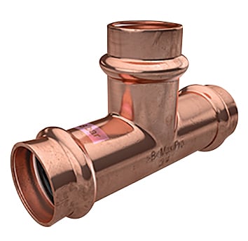 Conex MaxiPro Pieza en T 1/2" MPA5T 004040401 Prensa de cobre Pieza en T pulgadas (PU=3pcs)