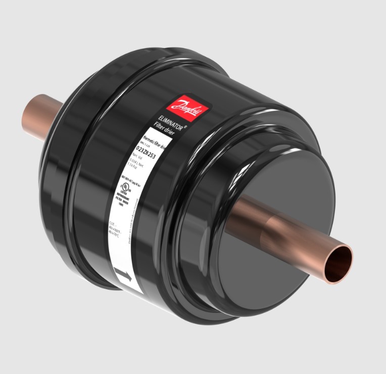 Filtre déshydrateur Danfoss DML 032S, 1/4" ODS, raccords à braser, 023Z504891 (raccords en acier cuivré)