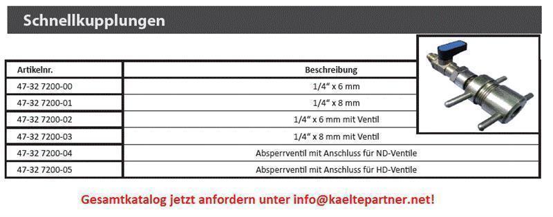 Hansen quick coupling, 1/4" NPT x 8 mm
