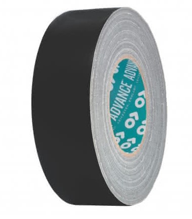 Cinta adhesiva de tejido Advance AT160 200585, impermeable, 50 mm de ancho, 50 m, negra