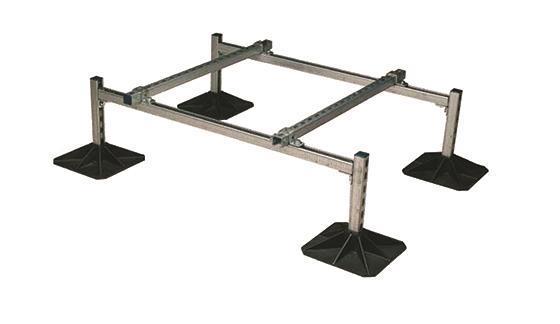 Soporte de suelo para unidades exteriores 1200 x 3000 mm, NICCONS
