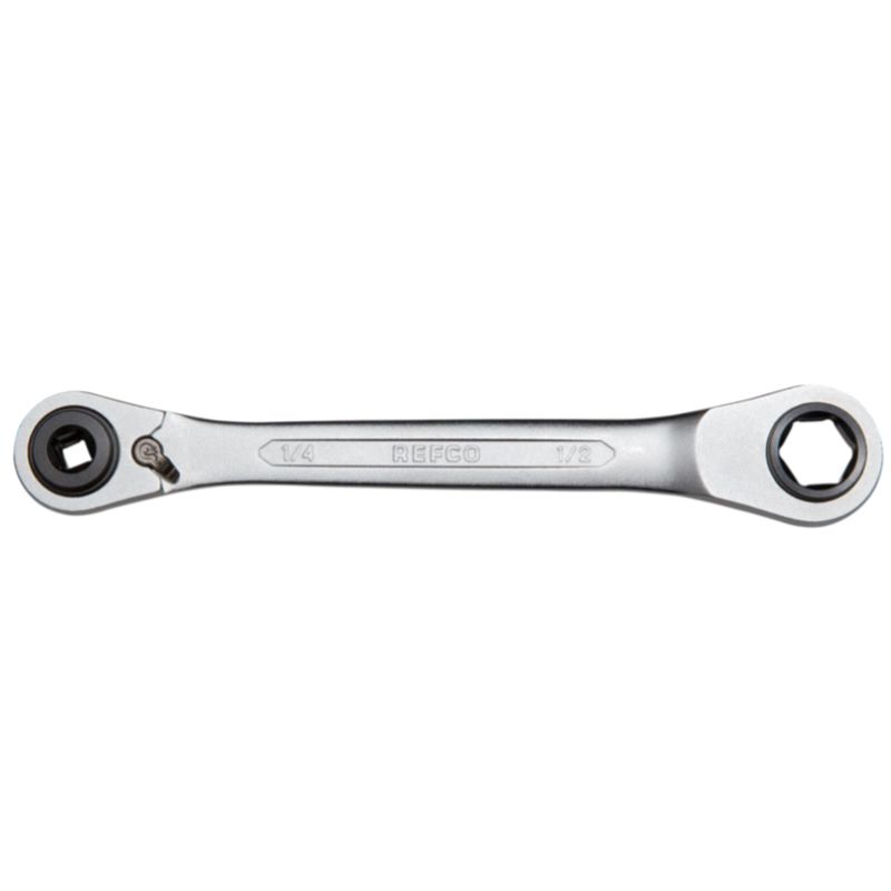 Refco 9881466 Llave de carraca SW-127C, 1/4, 3/8, 3/16, 5/16"